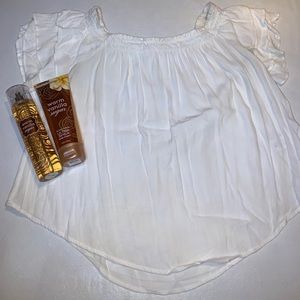 Off the shoulder shirt